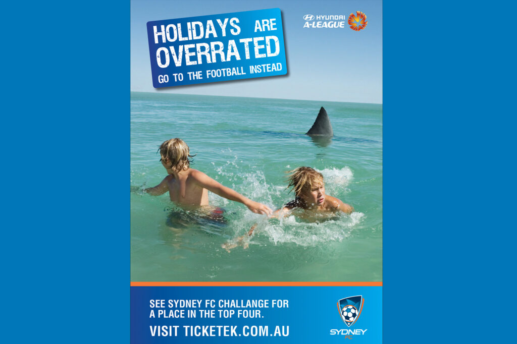 A-League game advertisement